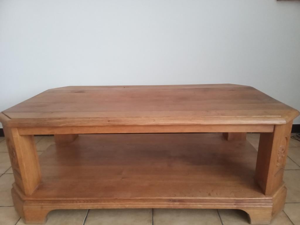 Massief houten salontafel, Enlèvement