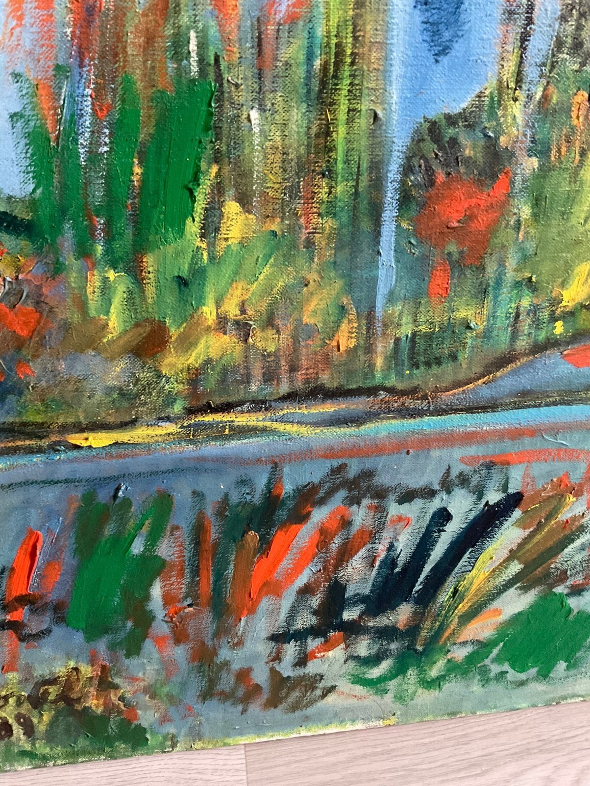 Peinture abstraite, Antiquités & Art, Enlèvement ou Envoi