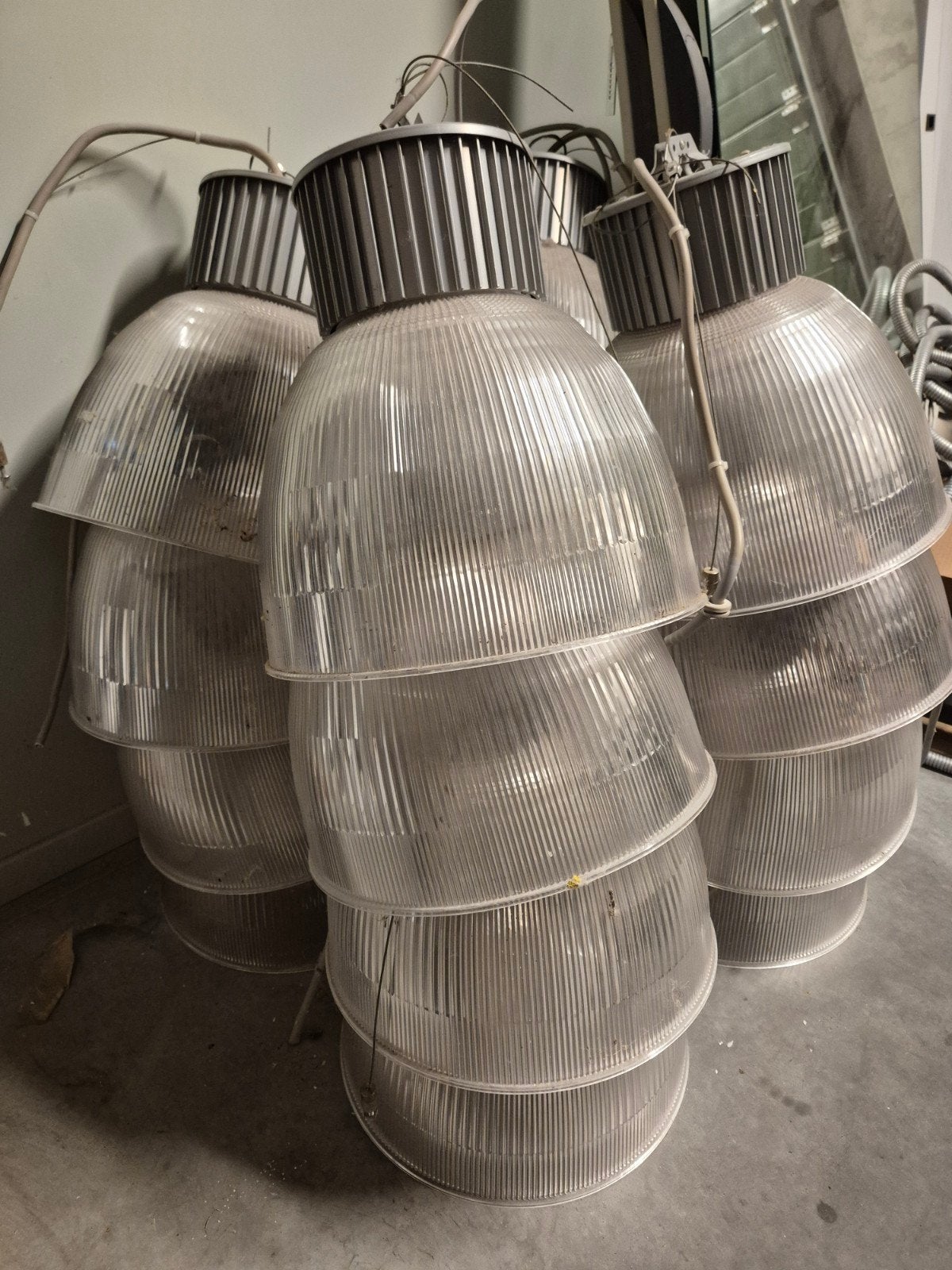 lampes vintage industrielles, Plastique, Enlèvement, Utilisé, 35 cm