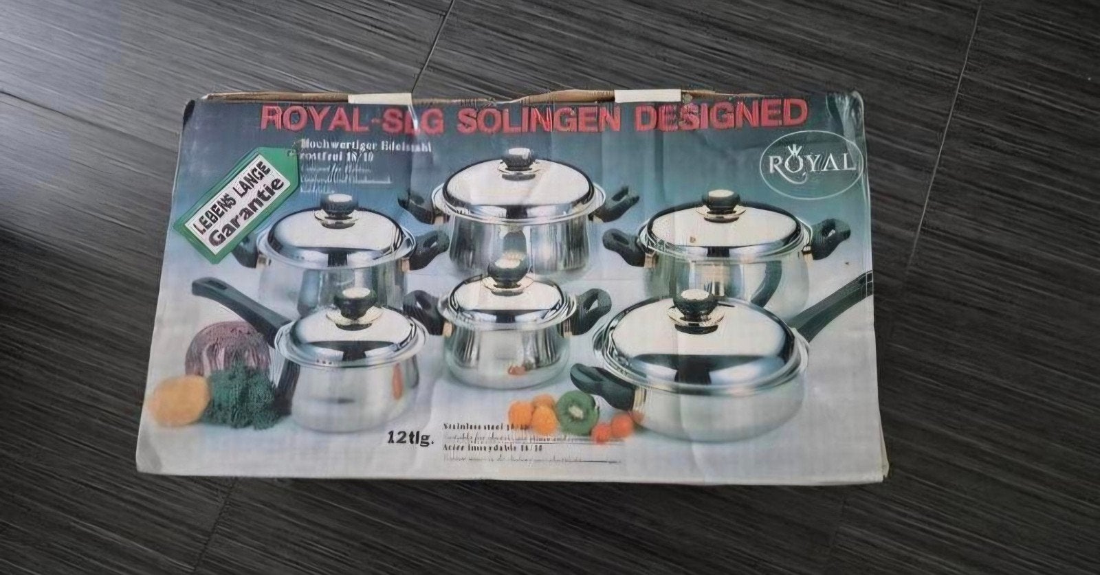 Set van 6 kookpotten, Maison & Meubles, Cuisine | Casseroles & Poêles, Enlèvement, Neuf, Aluminium, Casserole