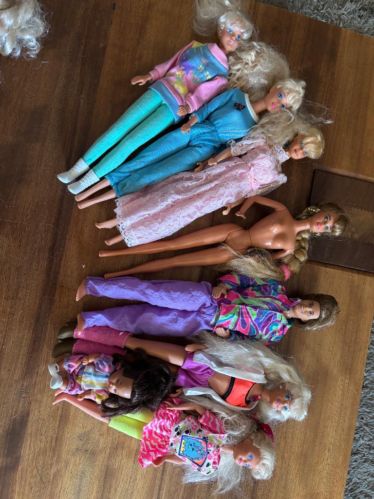 Barbie pakket, Ophalen, Gebruikt, Barbie