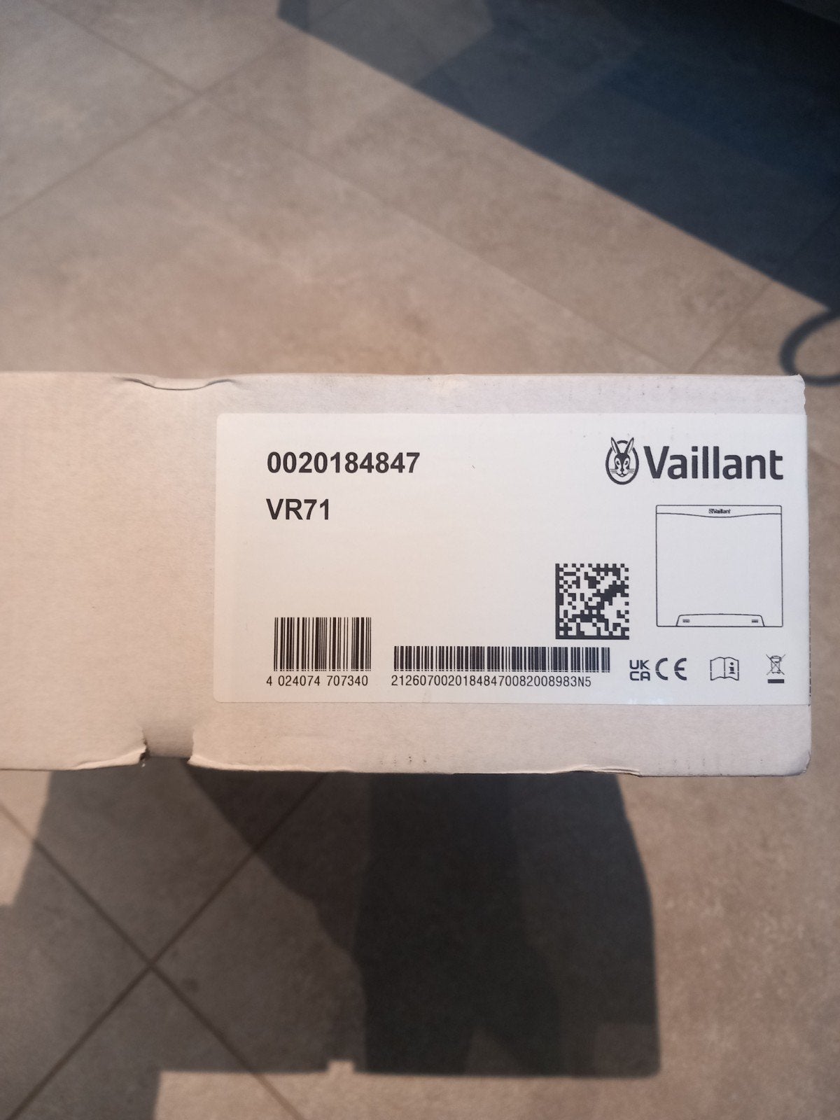 vaillant sturing draadloos, Bricolage & Construction, Chauffe-eau & Boilers, Enlèvement, Neuf