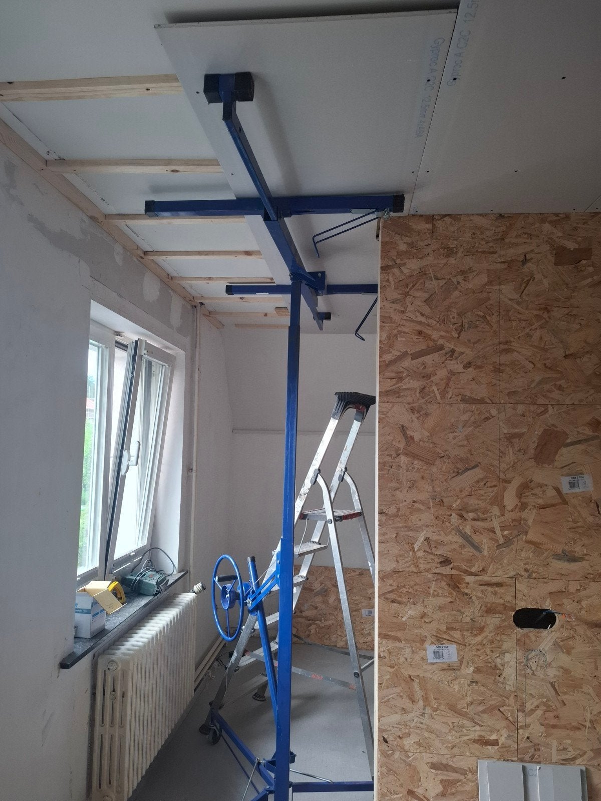 gyproclift, Enlèvement