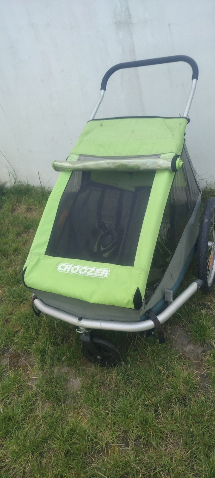 Remorque vélo Croozer kids pour 2 enfants, 40 à 60 kg, Pliable, Croozer, Utilisé