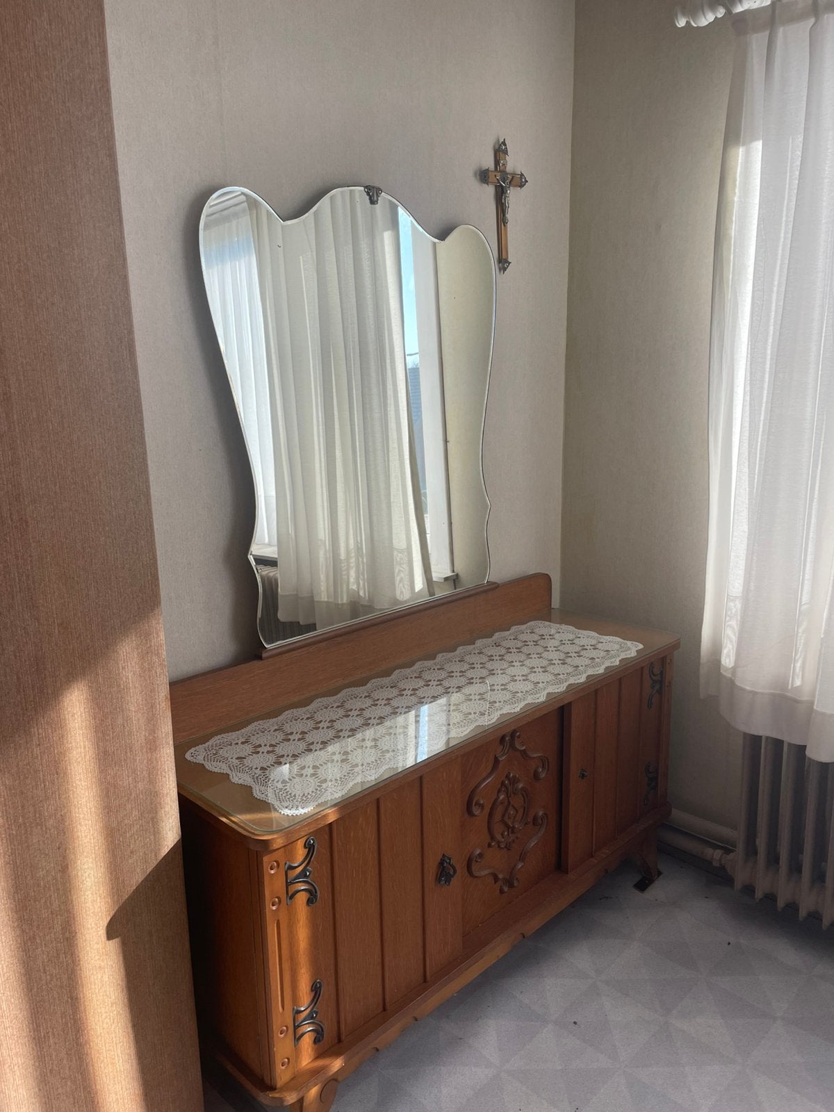 Mooi vintage kaptafel, Enlèvement, Comme neuf