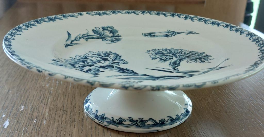 Assiette à fruits en céramique Lunéville (Keller et Guérin), Enlèvement ou Envoi, Utilisé, Céramique, Balance ou Balances