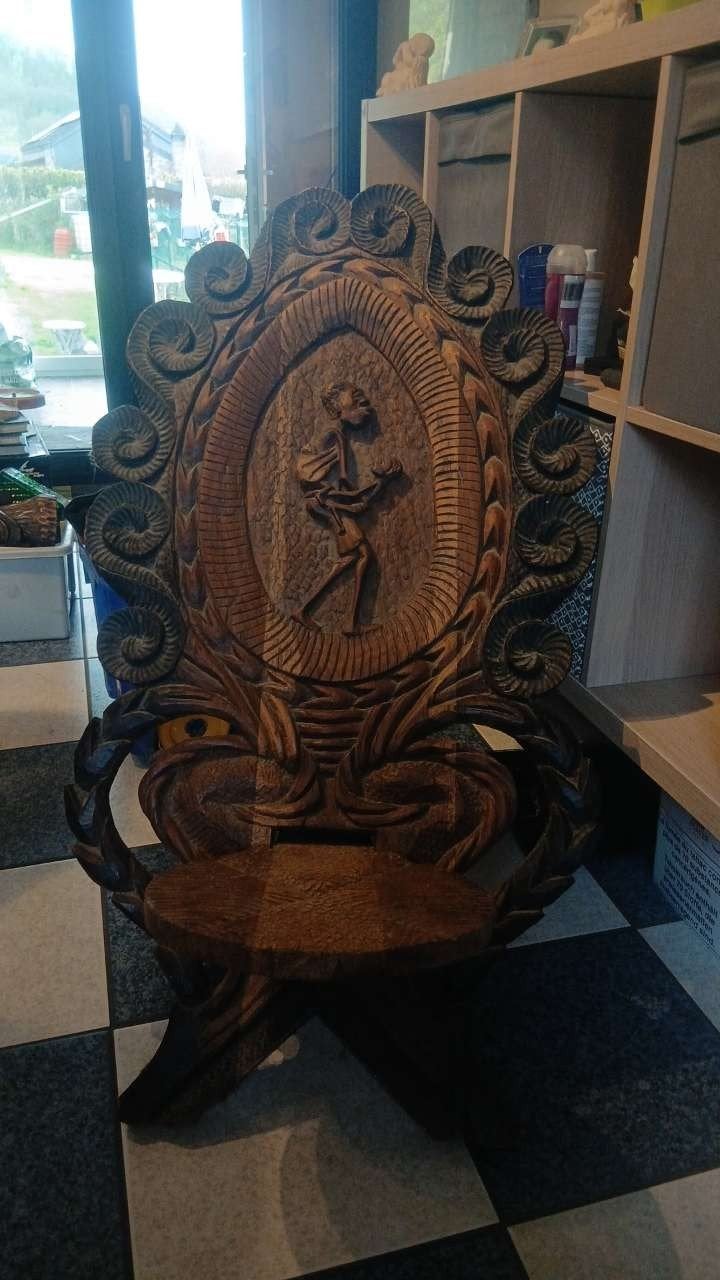 chaise à palabres de la République Du Congo, Antiquités & Art, Antiquités | Meubles | Chaises & Canapés