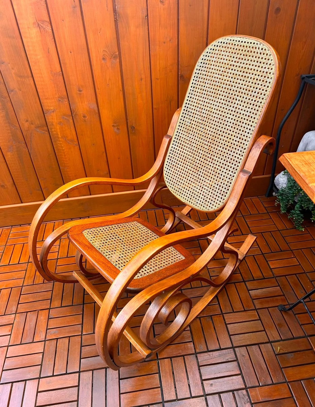 Rocking-chair en bois, Enlèvement, Utilisé, Bois