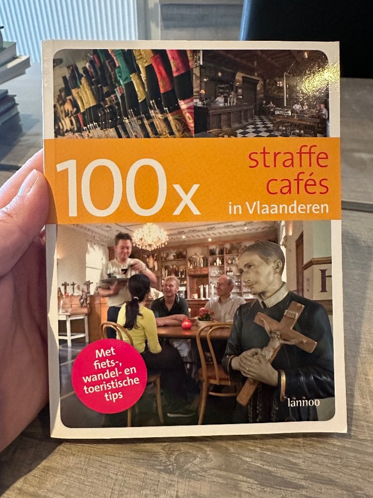 100x straffe cafés in Vlaanderen, Boeken, Ophalen, Zo goed als nieuw