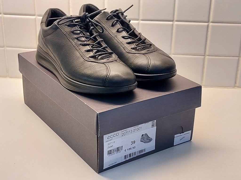 ECCO damesschoenen 39 zwart, Ophalen, Ecco, Zwart, Nieuw