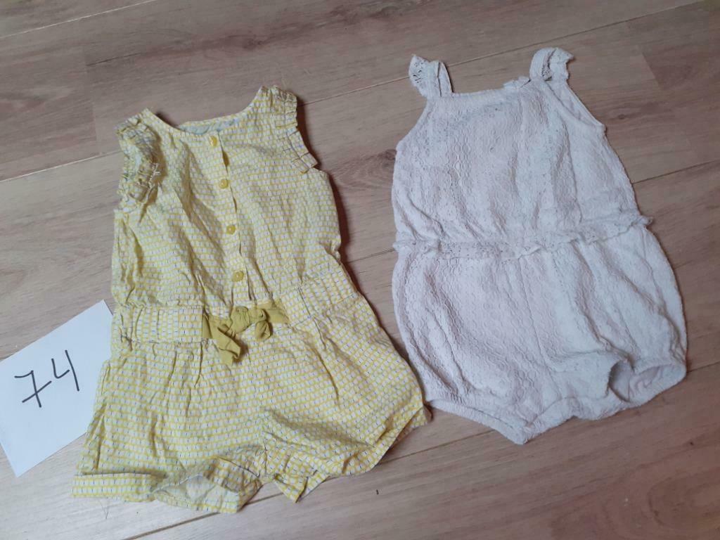 Zomer kruippakjes meisjes maat 74, Kinderen en Baby's, Ophalen of Verzenden, Gebruikt, Meisje, Pakje