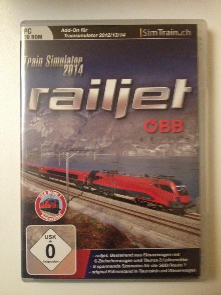 ÖBB Railjet (Addon voor Train Simulator)(PC DVD), Enlèvement ou Envoi, 1 joueur, Utilisé, À partir de 3 ans