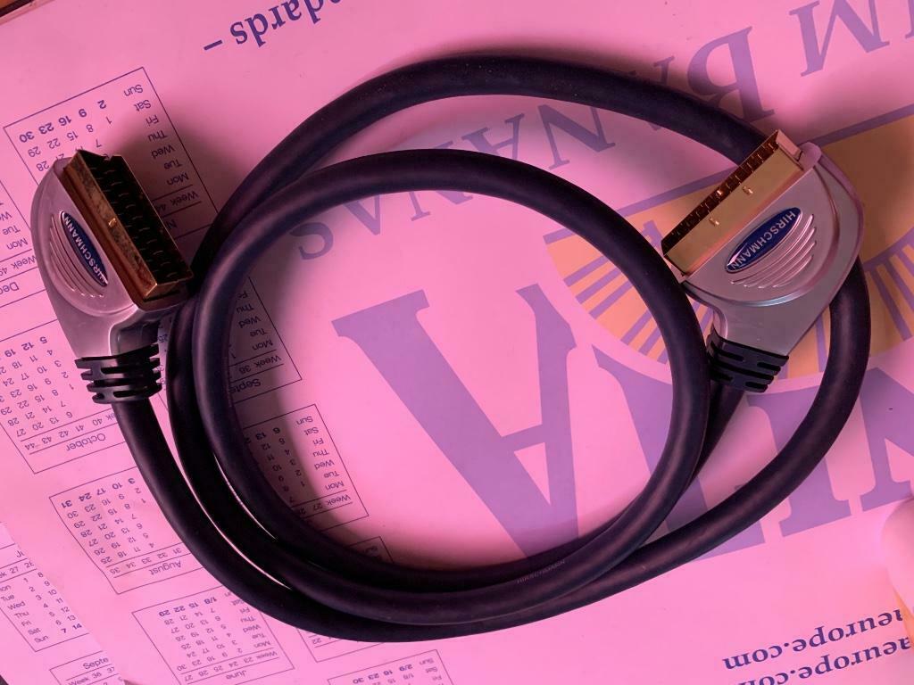 scartkabel : Hirschmann, Ophalen of Verzenden, Nieuw, Minder dan 2 meter, Scartkabel