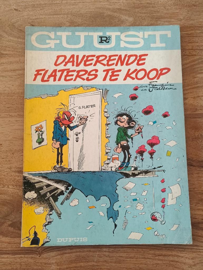 Stripalbum Guust Flater - Daverende flaters te koop, Ophalen of Verzenden, Gelezen