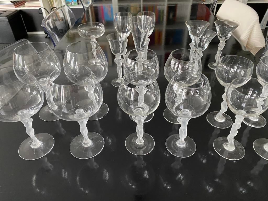Set royal crystallen glazen jaren 60 bayel, Ophalen