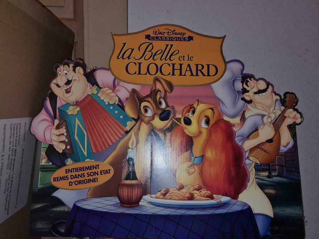 Affiche La belle et le clochard, Collections, Enlèvement ou Envoi, Comme neuf