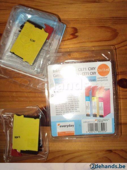 2 x Epson T0714 Yellow Ink Cartridge (geel), Computers en Software, Printerbenodigdheden, Nieuw