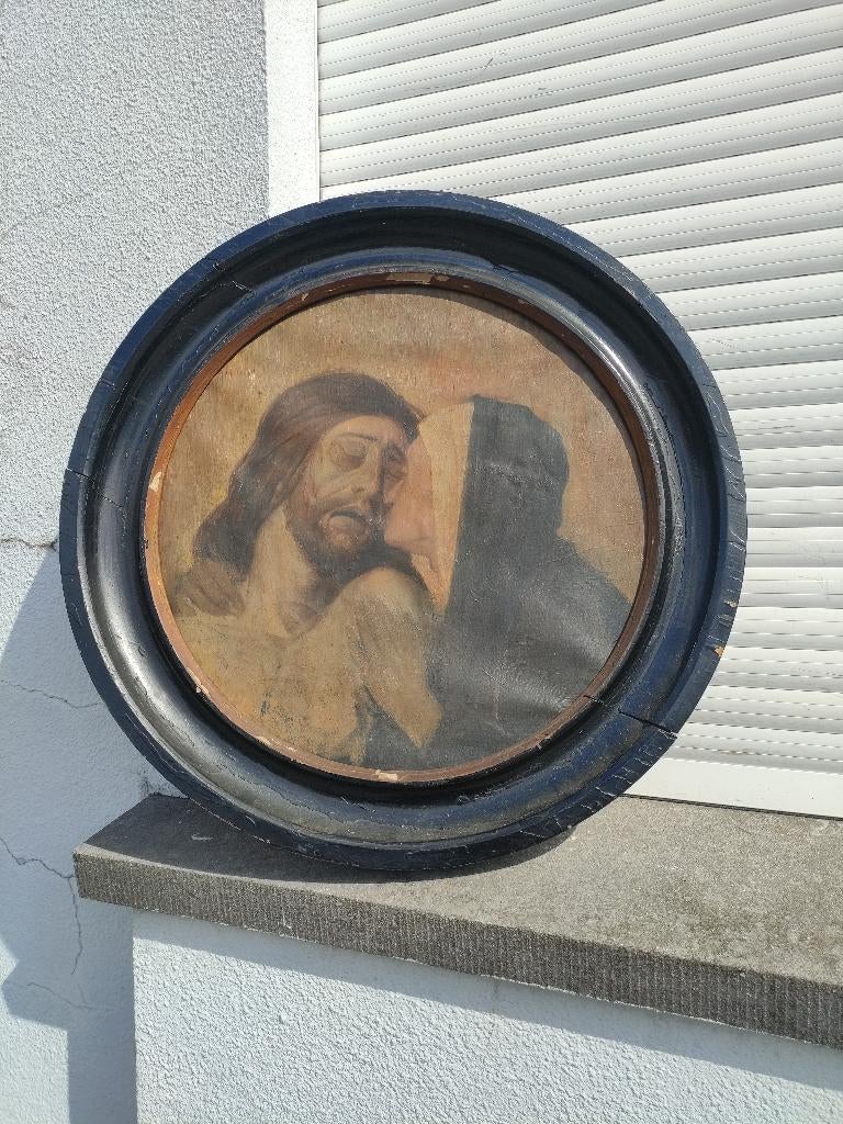 Huile sur toile 19eme, Enlèvement
