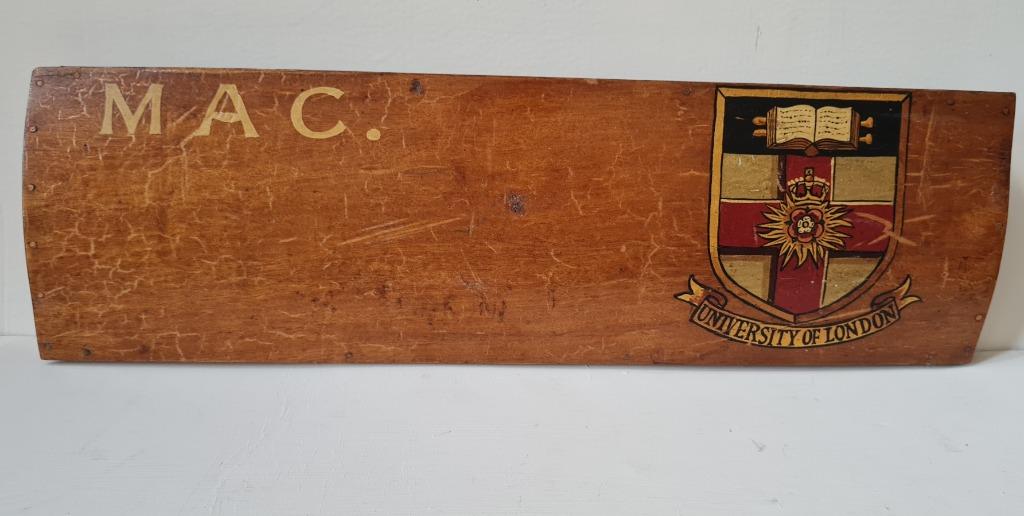 1963 'Eight Henley Regatta' Memorabilia  Roeispaan, Ophalen of Verzenden, Gebruikt, Enkelbladige peddel