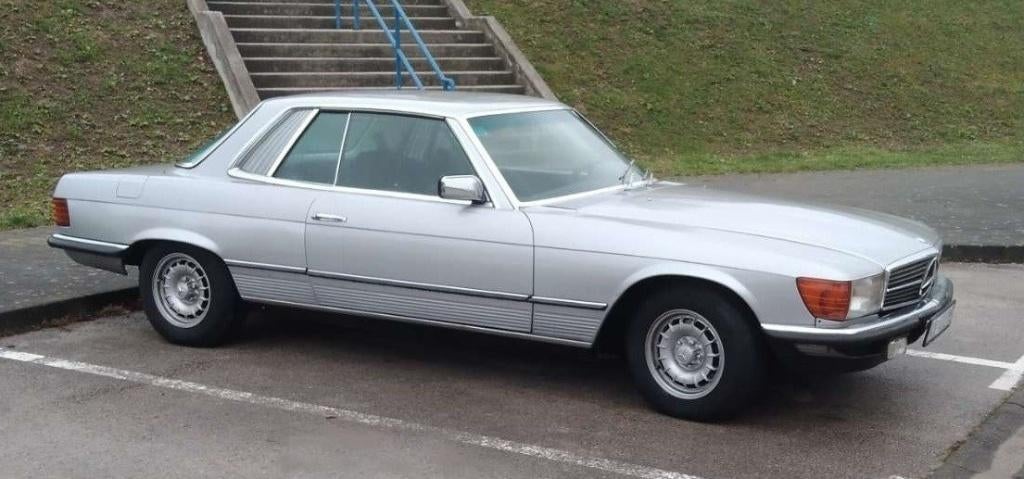 Mercedes 280 SLC, Auto's, Automaat, 4 zetels, Achterwielaandrijving, Zwart