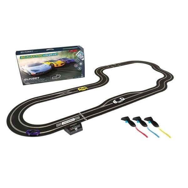 Scalextric digital arc pro sunset speedway 1/32, Racebaan, Zo goed als nieuw, Elektrisch, Ophalen