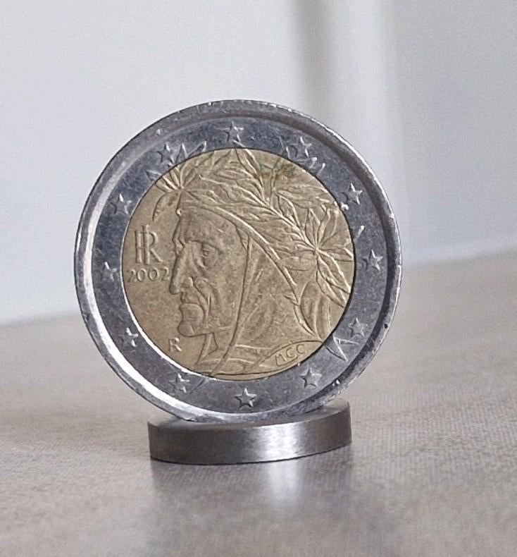 2002, Italy , 2 Euro Coin, Enlèvement ou Envoi, 2 euros