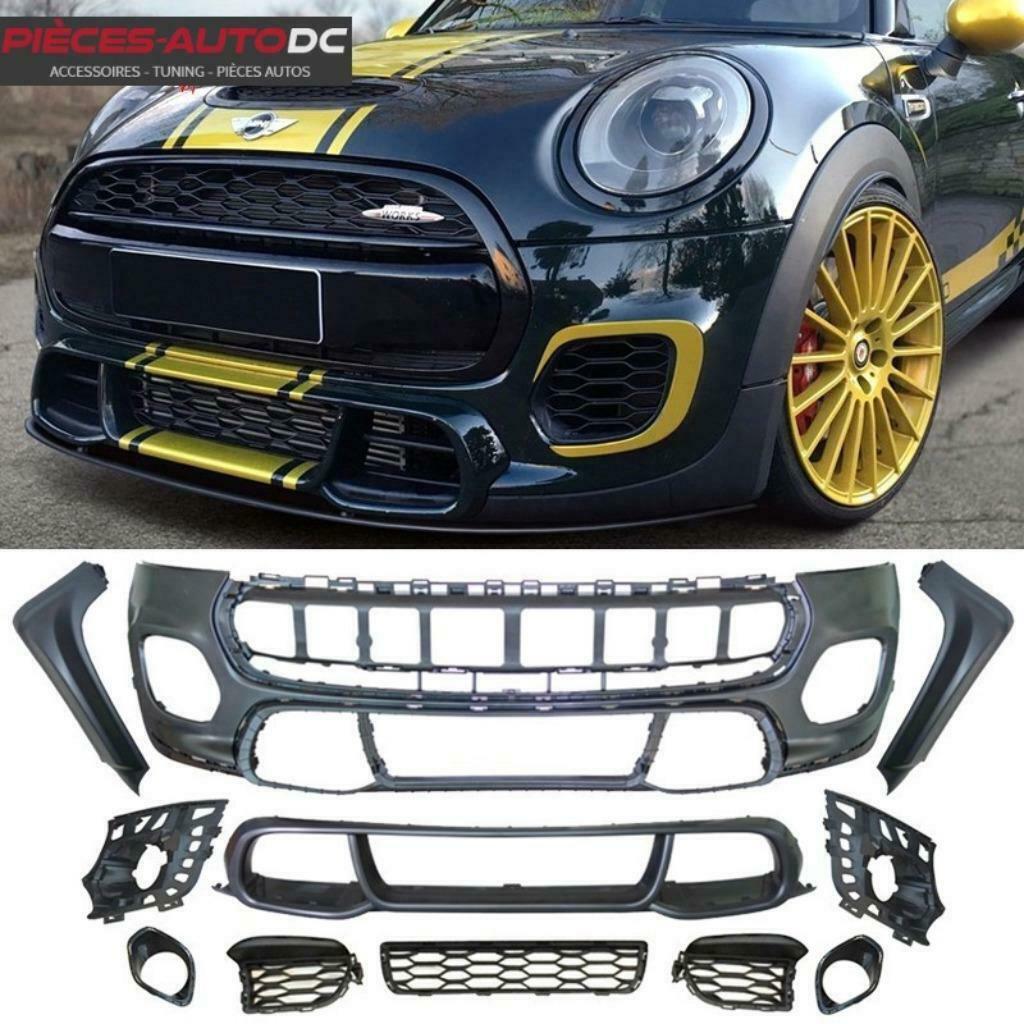 PARE-CHOCS AVANT LOOK JCW MINI COOPER F55 F56 F57 (14-18), Auto diversen, Tuning en Styling, Ophalen of Verzenden