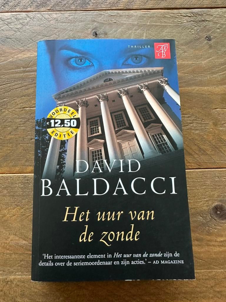 David Baldacci: het uur van de zonde, Ophalen of Verzenden, Zo goed als nieuw