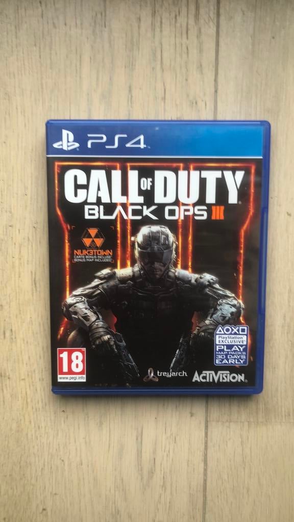 Call Of Duty Black Ops III (PS4)., Consoles de jeu & Jeux vidéo, Jeux | Sony PlayStation 4, Enlèvement, Comme neuf