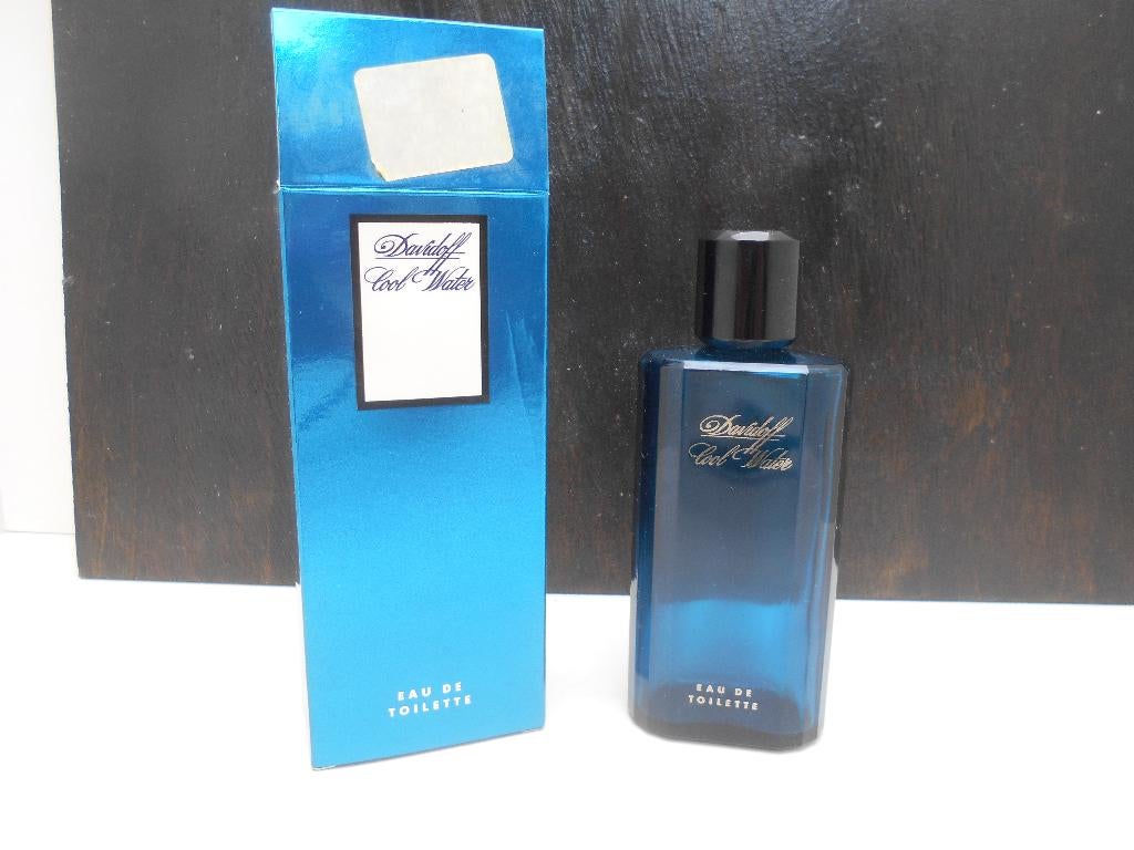 ancien flacon parfum vide Davidoff Cool water, Enlèvement ou Envoi, Utilisé, Bouteille de parfum