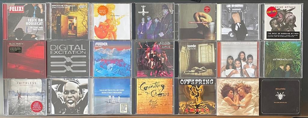 Lot 21 rock en pop cd’s, Ophalen of Verzenden, Gebruikt