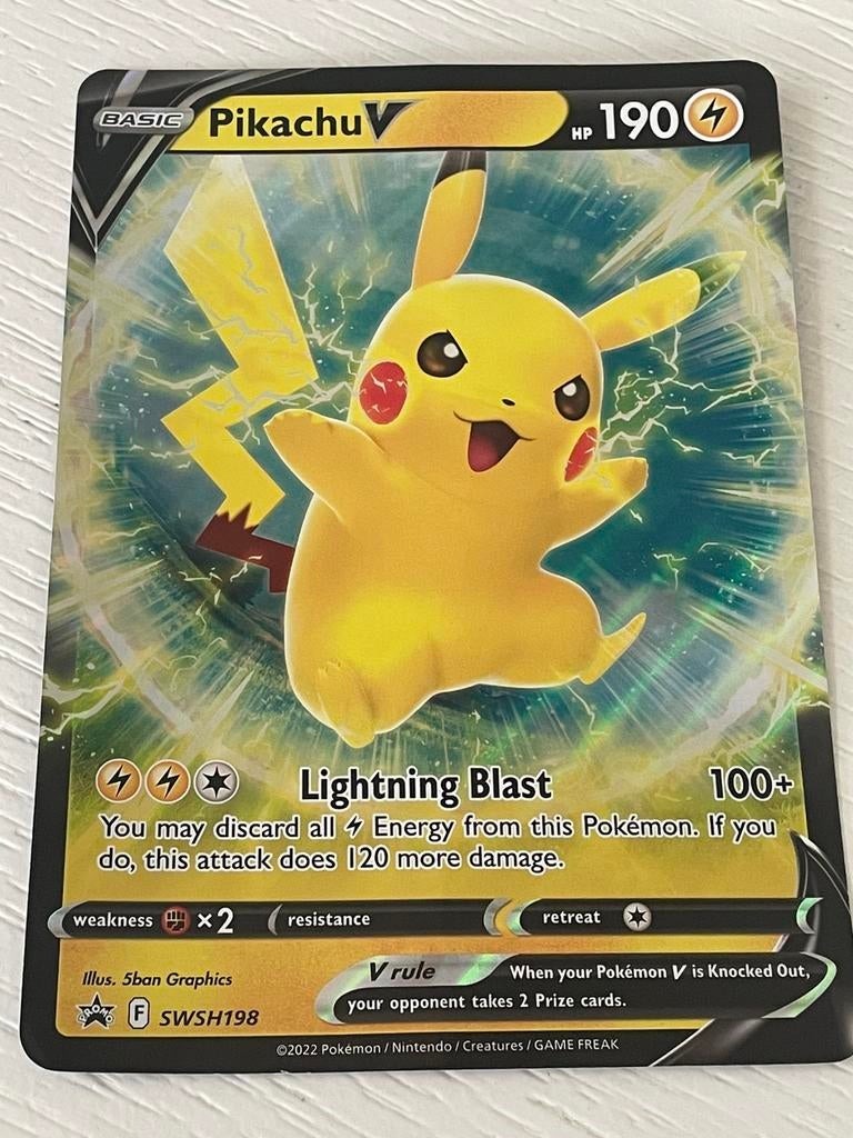 Carte des Pokémon Big Pikachu, Enlèvement ou Envoi, Neuf