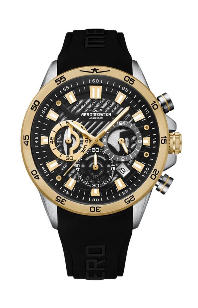 AEROMEISTER DRIVER SPORTS CHRONO VAUT599€! 💯%NOUVEAU, Enlèvement ou Envoi
