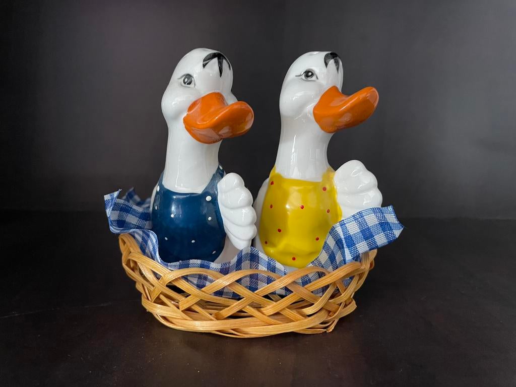 Zout & peper houders. Gans/eenden, Ophalen, Nieuw