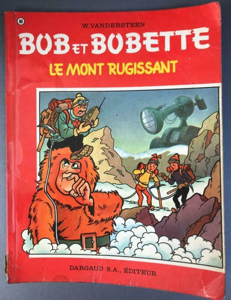 B.D. "Bob et Bobette N°80: Le mont rugissant  1968, Enlèvement ou Envoi, Willy Vandersteen, Une BD, Utilisé