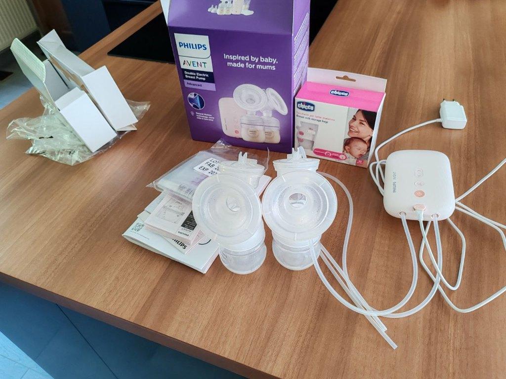 Tire-lait double - Philips Avent, Enlèvement, Comme neuf, Tire-lait