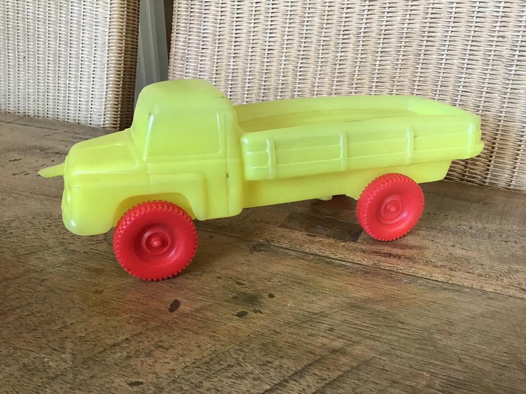 Vintage vrachtwagen camion plastic plastieken, Enlèvement, Comme neuf