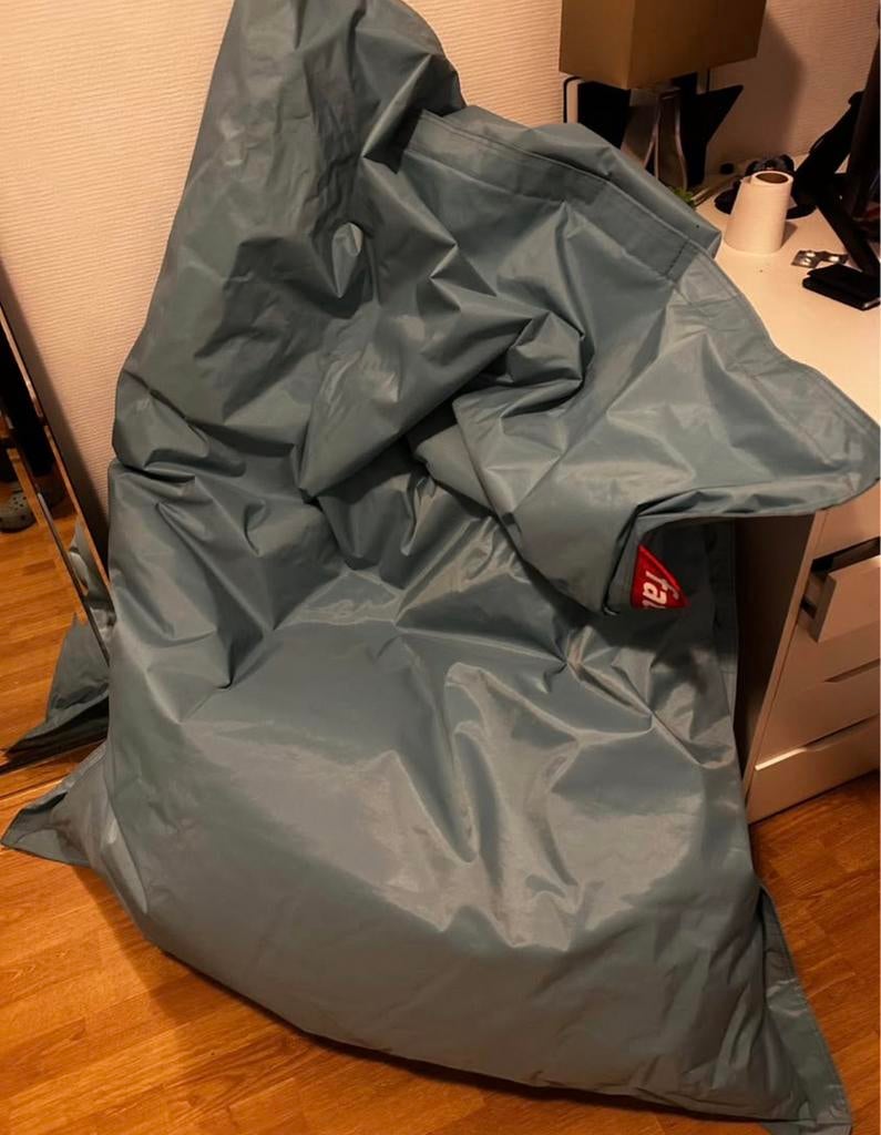 Pouffe fatboy bleu clair, Ophalen of Verzenden, Zo goed als nieuw, Blauw