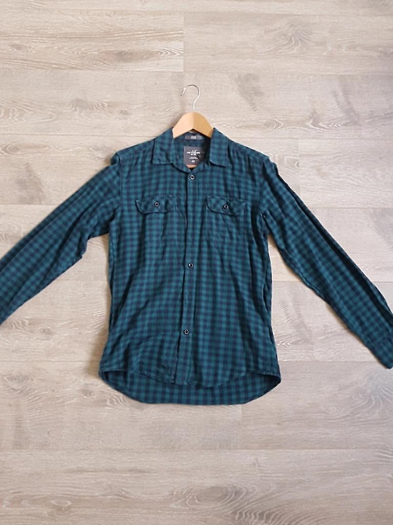 Mooi hemd van H&M - maat small, Kleding | Heren, Overhemden, Ophalen of Verzenden, Gedragen, Groen, H&M