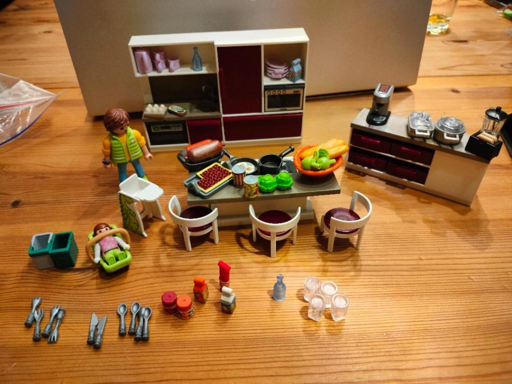Playmobil 9269 - Ingerichte keuken, Kinderen en Baby's, Speelgoed | Playmobil, Ophalen, Zo goed als nieuw