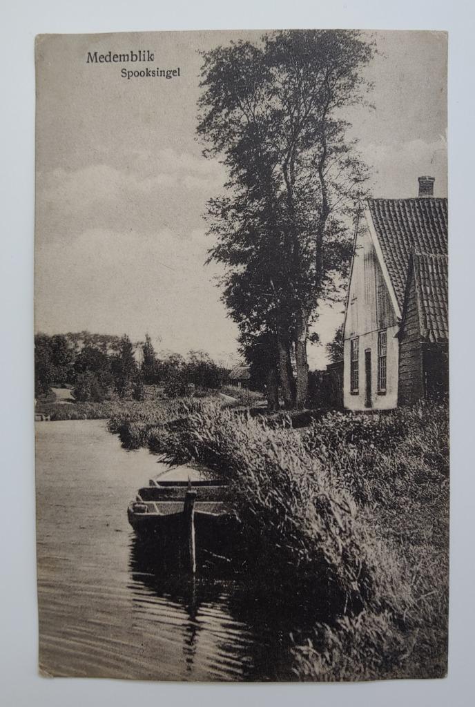 Medemblik Spooksingel, Collections, Cartes postales | Pays-Bas, Enlèvement ou Envoi, Affranchie, Hollande du Nord/ Hollande Septentrionale
