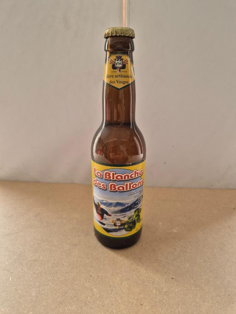 Bouteille de bière La Blanche des Ballons, Enlèvement ou Envoi, Utilisé, Bouteille(s), Autres marques