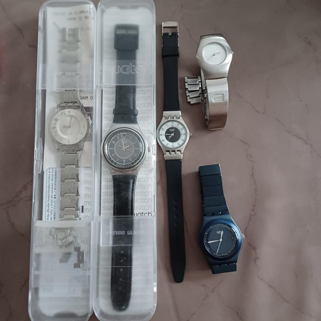 Swatch horloges, Handtassen en Accessoires, Horloges | Dames, Ophalen of Verzenden, Gebruikt, Swatch
