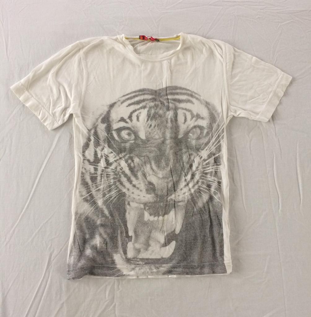 wit t-shirt Anne Kurris 10 j 140 tijger, Gebruikt, Ophalen of Verzenden, Jongen, Shirt of Longsleeve