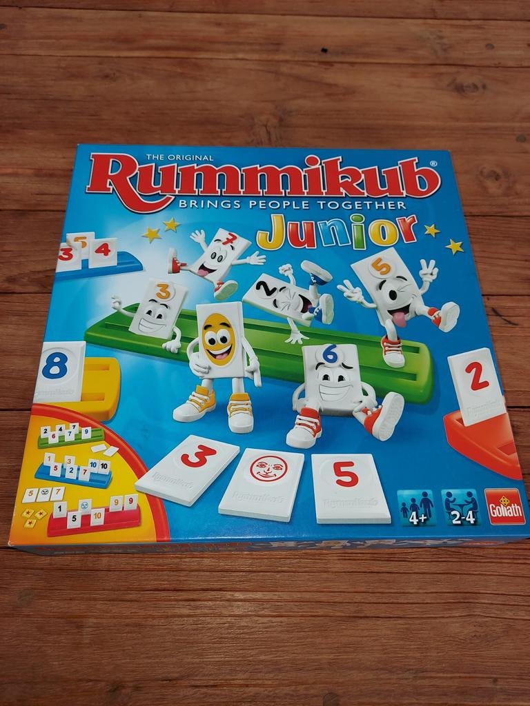 Rummikub junior 4+, Hobby en Vrije tijd, Drie of vier spelers, Ophalen, Zo goed als nieuw, Goliath