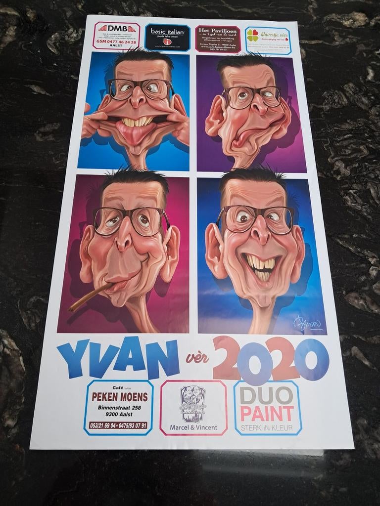 Affiches Aalst Carnaval, Ophalen