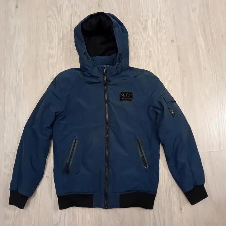 Winterjas maat 152 - jongens, Kinderen en Baby's, Ophalen, Gebruikt, C&A, Jongen