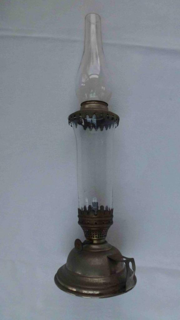 Oude petroleumlamp, Antiek en Kunst, Ophalen of Verzenden