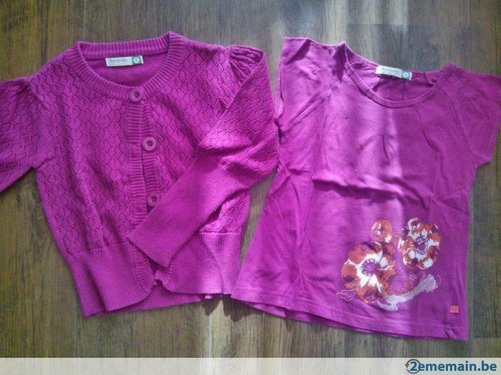 Ensemble gilet et T-shirt 6ans Prémaman, Utilisé