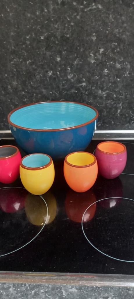 Nieuw aardewerk kommenset van Maisons du Monde, Maison & Meubles, Cuisine | Vaisselle, Neuf, Enlèvement ou Envoi, Poterie, Balance ou Balances